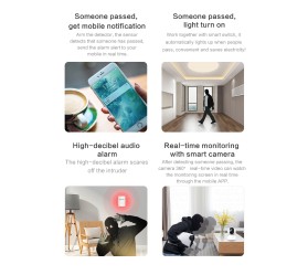 Смарт WiFi датчик руху з функцією сповіщення на телефон, фото 4
