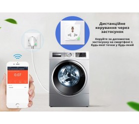 Умная настенная Wi-Fi розетка Tuya Maxton MX-03DGN (защита от детей)