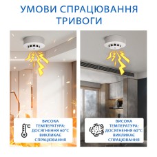 Wi-Fi датчик диму з температурою та вологістю Maxton MX-228WT-S, фото 15 Wi-Fi датчик диму з температурою та вологістю Maxton MX-228WT-S, фото 15