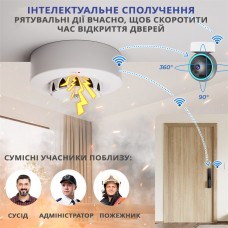 Wi-Fi датчик диму з температурою та вологістю Maxton MX-228WT-S, фото 7 Wi-Fi датчик диму з температурою та вологістю Maxton MX-228WT-S, фото 7