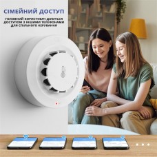 Wi-Fi датчик диму з температурою та вологістю Maxton MX-228WT-S, фото 5 Wi-Fi датчик диму з температурою та вологістю Maxton MX-228WT-S, фото 5