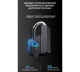 Водозащищенный смарт-замок отпечатка + Bluetooth Maxton MX-916-K