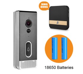Видеозвонок Wi-Fi 1080p/160° Maxton MX-DDV-205 (аккумулятор 18650, Tuya)