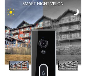 Видеозвонок Wi-Fi 1080p/160° Maxton MX-DDV-205 (аккумулятор 18650, Tuya)