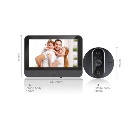Умный видеозвонок Wi-Fi 4.3" Tuya Maxton MX-DDV-301