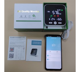Wi-Fi CO2-монитор с температурой и влажностью Maxton MX-DM89