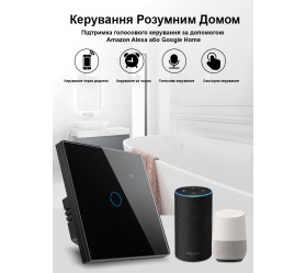 Мощный сенсорный Wi-Fi выключатель 40 A для бойлера Tuya Maxton MX-DS-101DWN