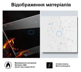 Мощный сенсорный Wi-Fi выключатель 40 A для бойлера Tuya Maxton MX-DS-101DWN