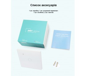Мощный сенсорный Wi-Fi выключатель 40 A для бойлера Tuya Maxton MX-DS-101DWN