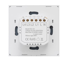 Умный сенсорный Wi-Fi выключатель 1-канальный Tuya Maxton MX-DS-101JL-1