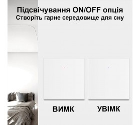Умный  Wi-Fi 3-канальный выключатель (серия 1081) Maxton MX-DS-1081WL-3