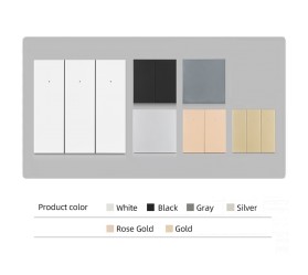 Умный  Wi-Fi 3-канальный выключатель (серия 1081) Maxton MX-DS-1081WL-3