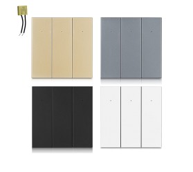Умный  Wi-Fi 3-канальный выключатель (серия 1081) Maxton MX-DS-1081WL-3