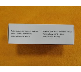 Компактный Wi-Fi силовой выключатель 10 А Tuya Maxton MX-DS112B