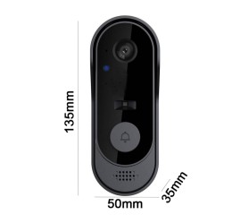 Умный видеозвонок Wi-Fi Tuya Maxton MX-M9 (125° Full HD, PIR-датчик)
