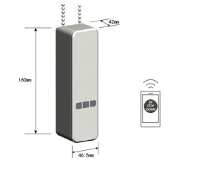 Умная мотор-цепь Wi-Fi/BLE для рулонных штор Maxton MX-MC08