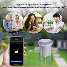 Wi-Fi ґрунтовий сенсор вологості та температури Maxton MX-NAS-STH01W, фото 13 Wi-Fi ґрунтовий сенсор вологості та температури Maxton MX-NAS-STH01W, фото 13