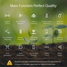 Wi-Fi ґрунтовий сенсор з сонячною панеллю Maxton MX-NAS-STH02W, фото 6 Wi-Fi ґрунтовий сенсор з сонячною панеллю Maxton MX-NAS-STH02W, фото 6