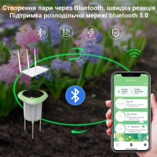 Wi-Fi ґрунтовий сенсор з сонячною панеллю Maxton MX-NAS-STH02W, фото 7 Wi-Fi ґрунтовий сенсор з сонячною панеллю Maxton MX-NAS-STH02W, фото 7