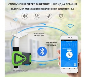 Умный Wi-Fi таймер полива Maxton MX-NAS-WV03W