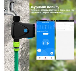Профессиональный Wi-Fi таймер полива со счетчиком воды Maxton MX-NAS-WV05W