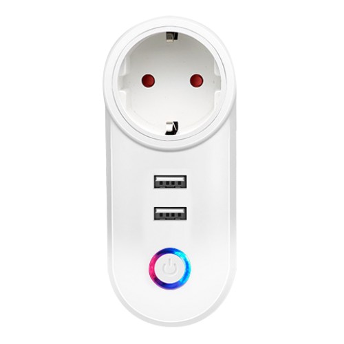 Умная Wi-Fi розетка EU + 2?USB Maxton MX-PA8B-EU, фото 1
