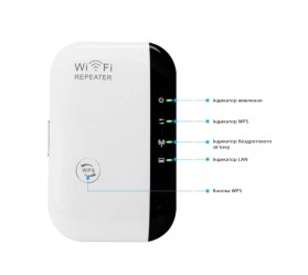 Компактный Wi-Fi репитер 300 Мбит/с Maxton MX-S05