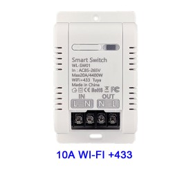 Компактный выключатель Wi-Fi 10 A Maxton MX-SW01-10