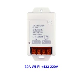 Компактный выключатель Wi-Fi 10 A Maxton MX-SW01-10