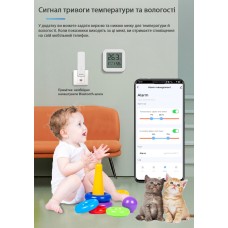 Bluetooth-сенсор температури та вологості з дисплеєм Maxton MX-TH05, фото 13 Bluetooth-сенсор температури та вологості з дисплеєм Maxton MX-TH05, фото 13