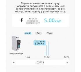Умный Wi-Fi выключатель DIN-рельсовый 63 A Tuya Maxton MX-TO-Q-SY1