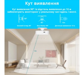 Радарный Wi-Fi датчик присутствия 5.8 ГГц Maxton MX-ZG-205W/B