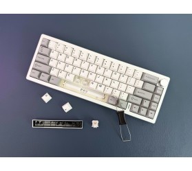 Механічна клавіатура YUNZII AL68 Silver / Milk V2 Linear Switch, фото 11 Механічна клавіатура YUNZII AL68 Silver / Milk V2 Linear Switch, фото 11