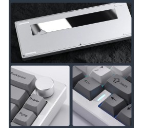 Механічна клавіатура YUNZII AL68 Silver / Milk V2 Linear Switch, фото 16 Механічна клавіатура YUNZII AL68 Silver / Milk V2 Linear Switch, фото 16