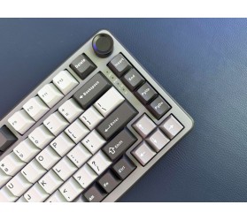 Механічна клавіатура YUNZII B75 Pro Dark Gray / Cocoa Cream V2 Switch, фото 11 Механічна клавіатура YUNZII B75 Pro Dark Gray / Cocoa Cream V2 Switch, фото 11
