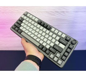 Механічна клавіатура YUNZII B75 Pro Dark Gray / Cocoa Cream V2 Switch, фото 5 Механічна клавіатура YUNZII B75 Pro Dark Gray / Cocoa Cream V2 Switch, фото 5