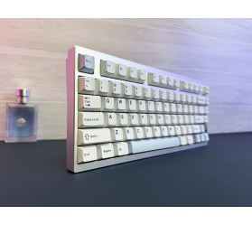 Механічна клавіатура YUNZII AL75 CNC Aluminum Wireless Silver / Cocoa Cream V2 Switch, фото 4 Механічна клавіатура YUNZII AL75 CNC Aluminum Wireless Silver / Cocoa Cream V2 Switch, фото 4