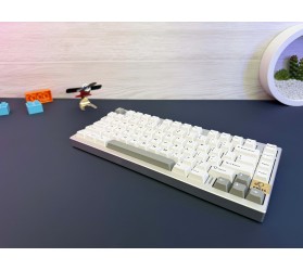 Механічна клавіатура YUNZII AL75 CNC Aluminum Wireless Silver / Cocoa Cream V2 Switch, фото 7 Механічна клавіатура YUNZII AL75 CNC Aluminum Wireless Silver / Cocoa Cream V2 Switch, фото 7