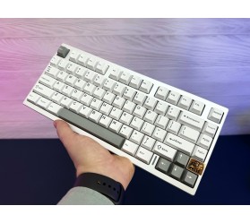 Механічна клавіатура YUNZII AL75 CNC Aluminum Wireless Silver / Cocoa Cream V2 Switch, фото 14 Механічна клавіатура YUNZII AL75 CNC Aluminum Wireless Silver / Cocoa Cream V2 Switch, фото 14