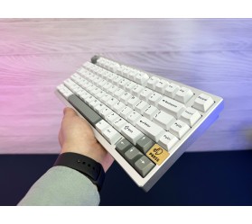 Механічна клавіатура YUNZII AL75 CNC Aluminum Wireless Silver / Cocoa Cream V2 Switch, фото 15 Механічна клавіатура YUNZII AL75 CNC Aluminum Wireless Silver / Cocoa Cream V2 Switch, фото 15