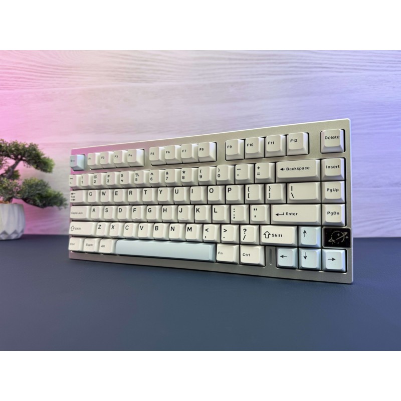 YUNZII AL75 PRO Silver — механическая клавиатура с Cocoa Cream V2