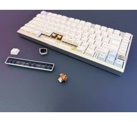 Механічна клавіатура YUNZII AL75 PRO Silver / Cocoa Cream V2 Linear, фото 8 Механічна клавіатура YUNZII AL75 PRO Silver / Cocoa Cream V2 Linear, фото 8