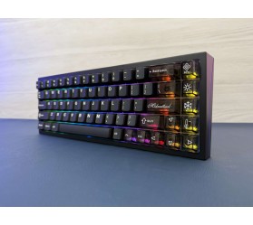 Механічна клавіатура YUNZII AL65 Gateron Zero Linear (65%, RGB, CNC, gasket mount), фото 3 Механічна клавіатура YUNZII AL65 Gateron Zero Linear (65%, RGB, CNC, gasket mount), фото 3