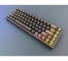 Механічна клавіатура YUNZII AL65 Gateron Zero Linear (65%, RGB, CNC, gasket mount), фото 7 Механічна клавіатура YUNZII AL65 Gateron Zero Linear (65%, RGB, CNC, gasket mount), фото 7