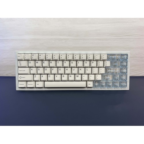 Механічна клавіатура YUNZII AL65 White Milk V2 (65%, Gasket Mount, RGB, QMK/VIA), фото 1