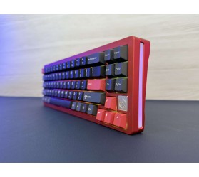 Механічна клавіатура YUNZII AL71 Crystal Red (68 клавіш, RGB, leaf spring gasket), фото 2 Механічна клавіатура YUNZII AL71 Crystal Red (68 клавіш, RGB, leaf spring gasket), фото 2