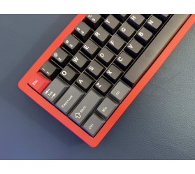 Механічна клавіатура YUNZII AL71 Crystal Red (68 клавіш, RGB, leaf spring gasket), фото 3 Механічна клавіатура YUNZII AL71 Crystal Red (68 клавіш, RGB, leaf spring gasket), фото 3