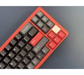 Механічна клавіатура YUNZII AL71 Crystal Red (68 клавіш, RGB, leaf spring gasket), фото 4 Механічна клавіатура YUNZII AL71 Crystal Red (68 клавіш, RGB, leaf spring gasket), фото 4