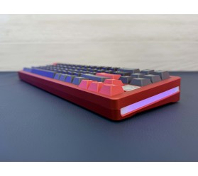 Механічна клавіатура YUNZII AL71 Crystal Red (68 клавіш, RGB, leaf spring gasket), фото 8 Механічна клавіатура YUNZII AL71 Crystal Red (68 клавіш, RGB, leaf spring gasket), фото 8