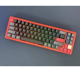 Механічна клавіатура YUNZII AL71 Crystal Red (68 клавіш, RGB, leaf spring gasket), фото 9 Механічна клавіатура YUNZII AL71 Crystal Red (68 клавіш, RGB, leaf spring gasket), фото 9